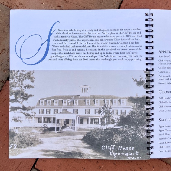 Cliff House Maine Cookbook Dining Cape Neddick Ogunquit Seafood Resort - Picture 2 of 11